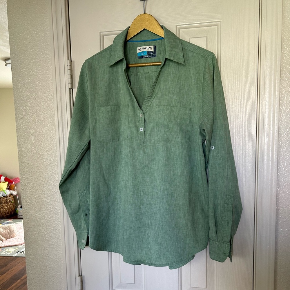 Magellan Cute Catch Henley Fishing Shirt